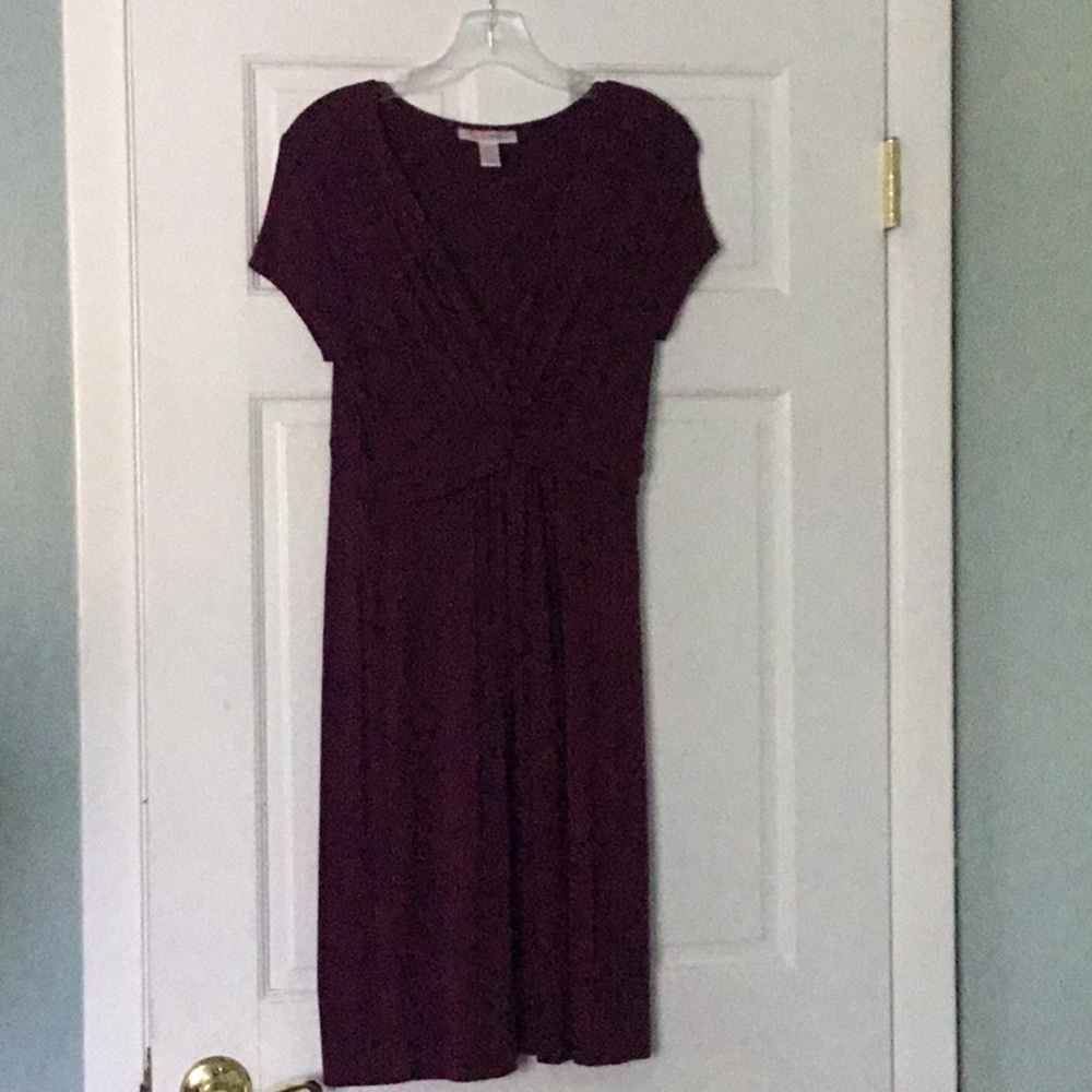 Purple Maternity Dress